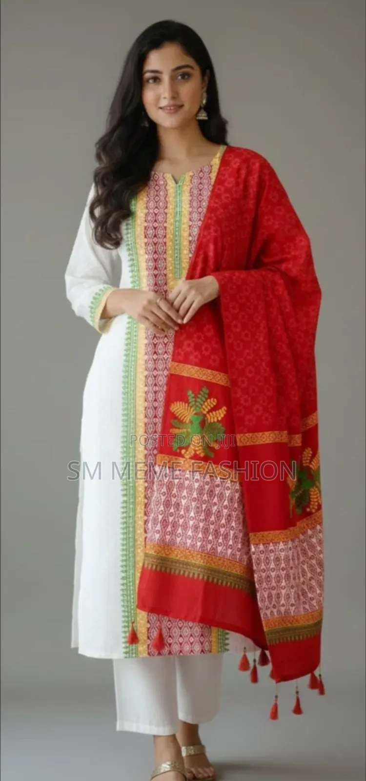 Block Print Three Piece