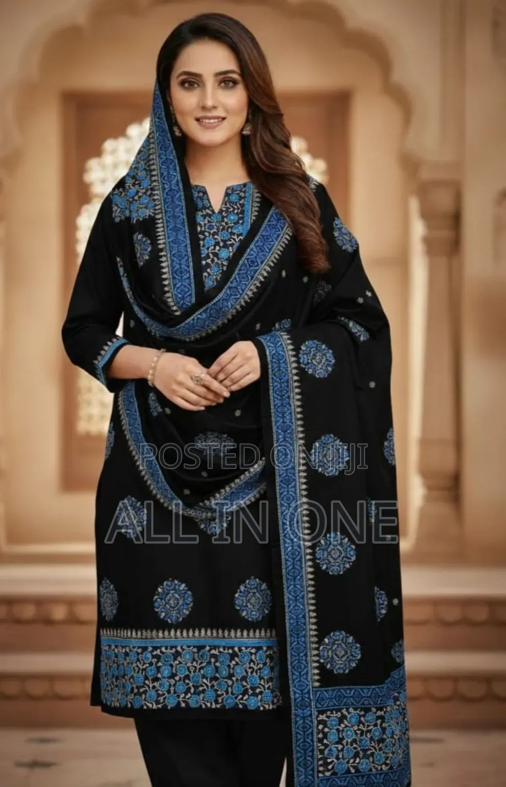 Block Print Three Piece New Update Collection