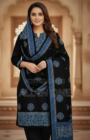 Block Print Three Piece New Update Collection