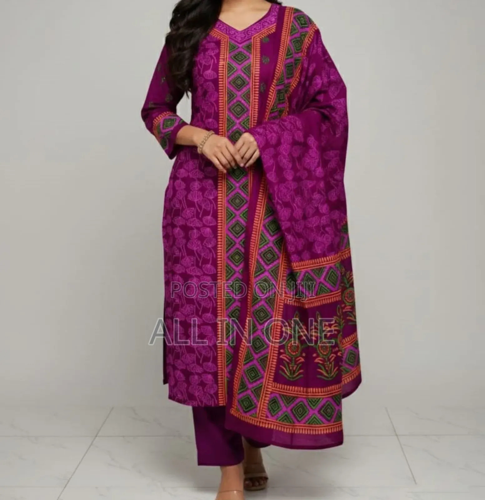 Block Print Three Piece New Update Collection