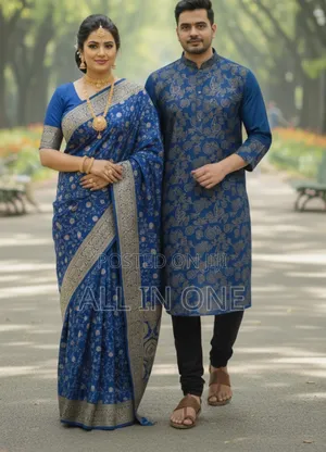Saree Panjabi Couple Dress