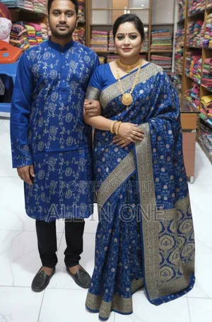 Saree Panjabi Couple Dress
