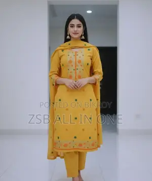 ব্লক প্রিন্ট থ্রি পিস নতুন আপডেট কালেকশন