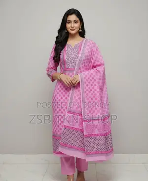 Block Print Three Piece New Update Collection