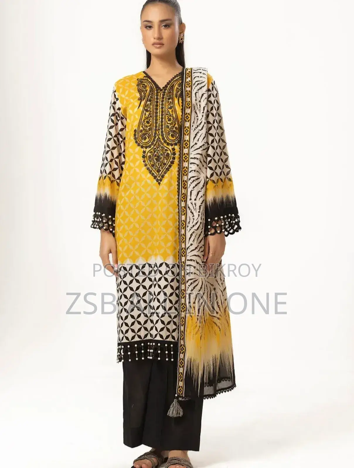 Digital Print Three Piece Eid Collection