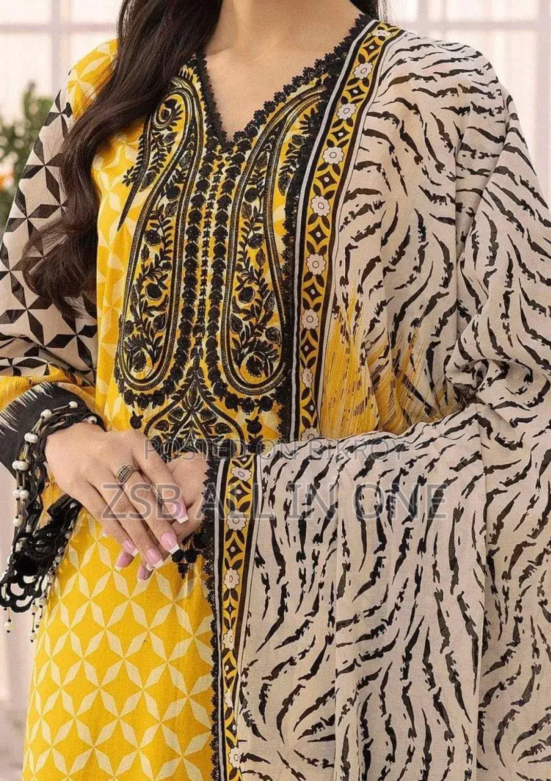 Digital Print Three Piece Eid Collection