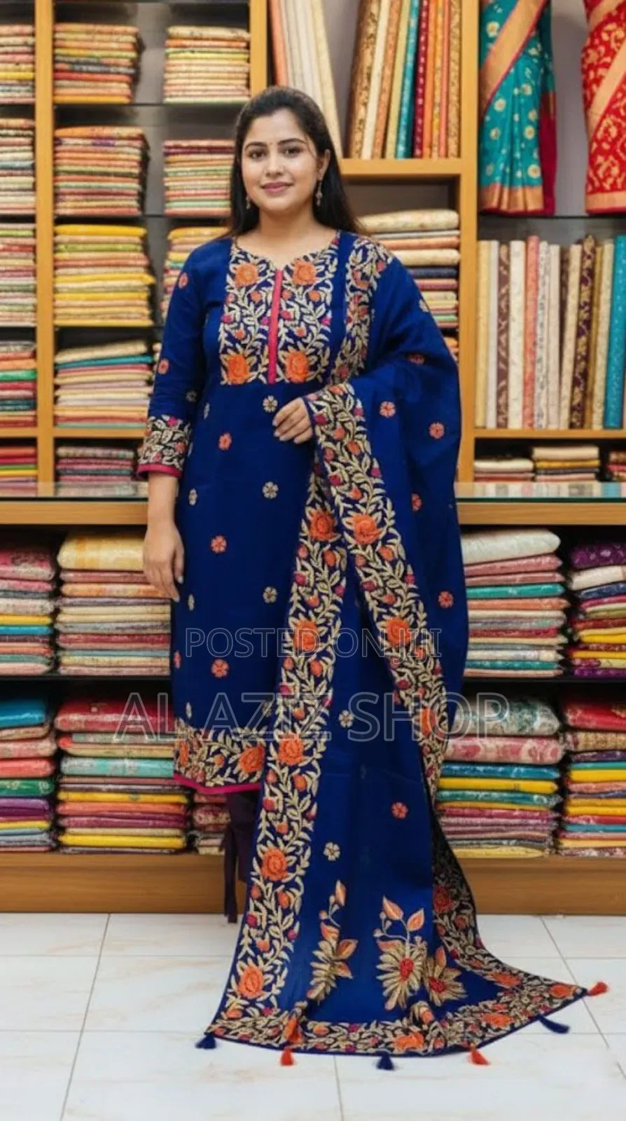 Block Print Three Piece Set.