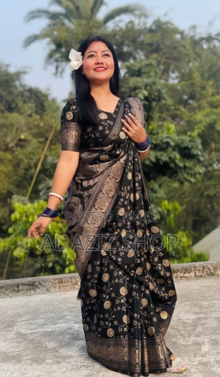 Japani Silk Saree With Blouse Piece