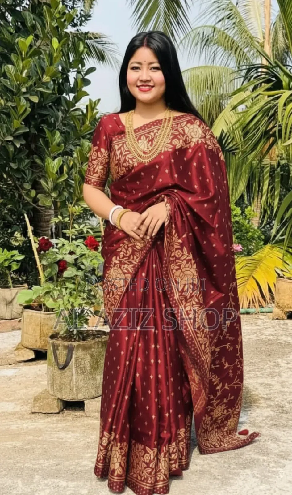 Japani Silk Saree With Blouse Piece