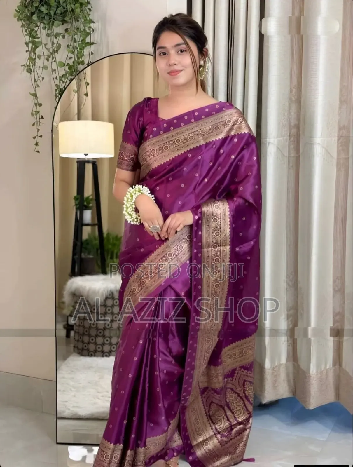 Japani Silk Saree With Blouse Piece
