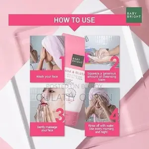 Aha Gluta Baby Bright Cleansing Foam