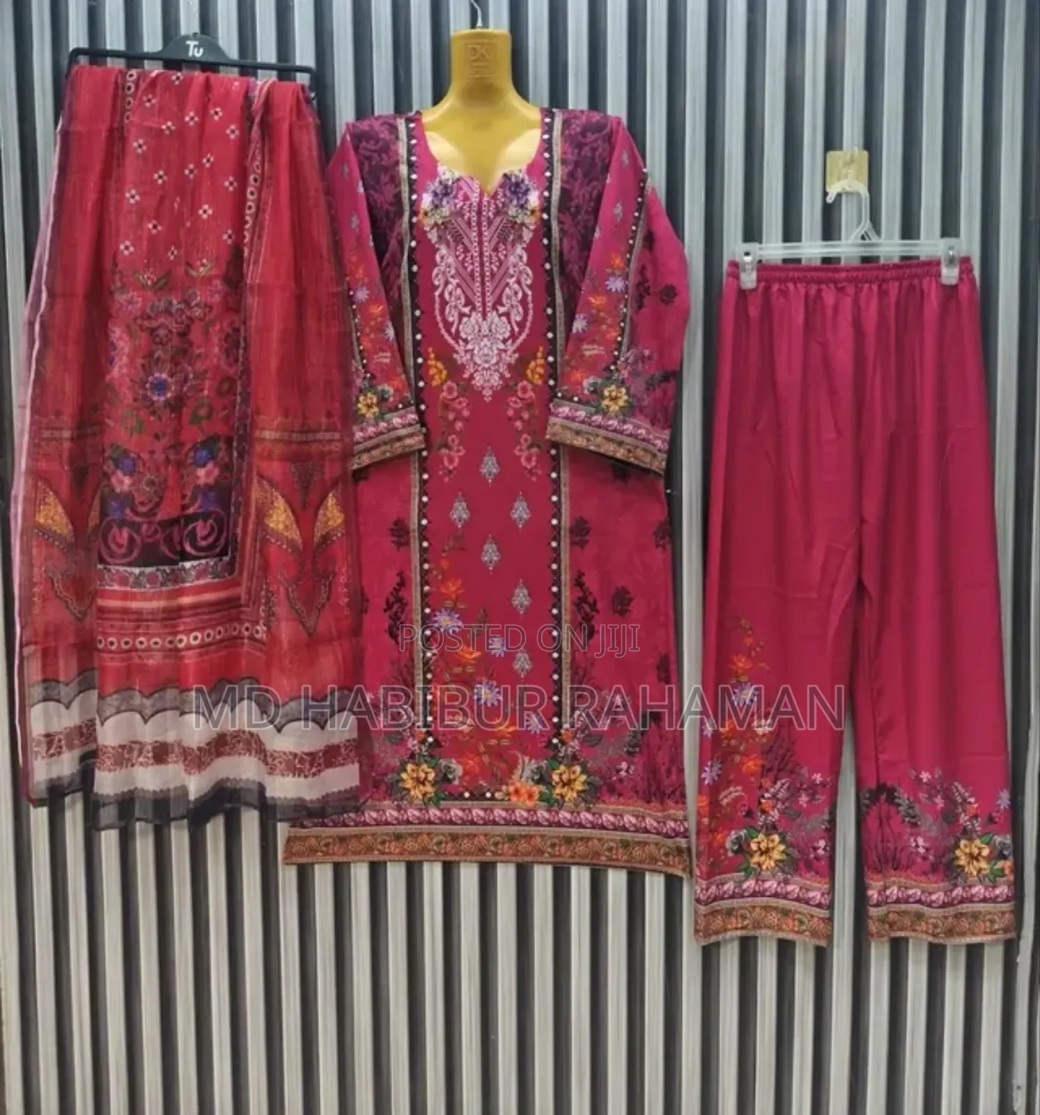 Premium Dubai Soft Silk Three-Piece