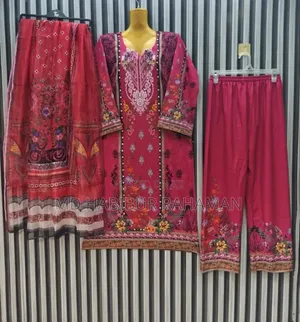 Premium Dubai Soft Silk Three-Piece