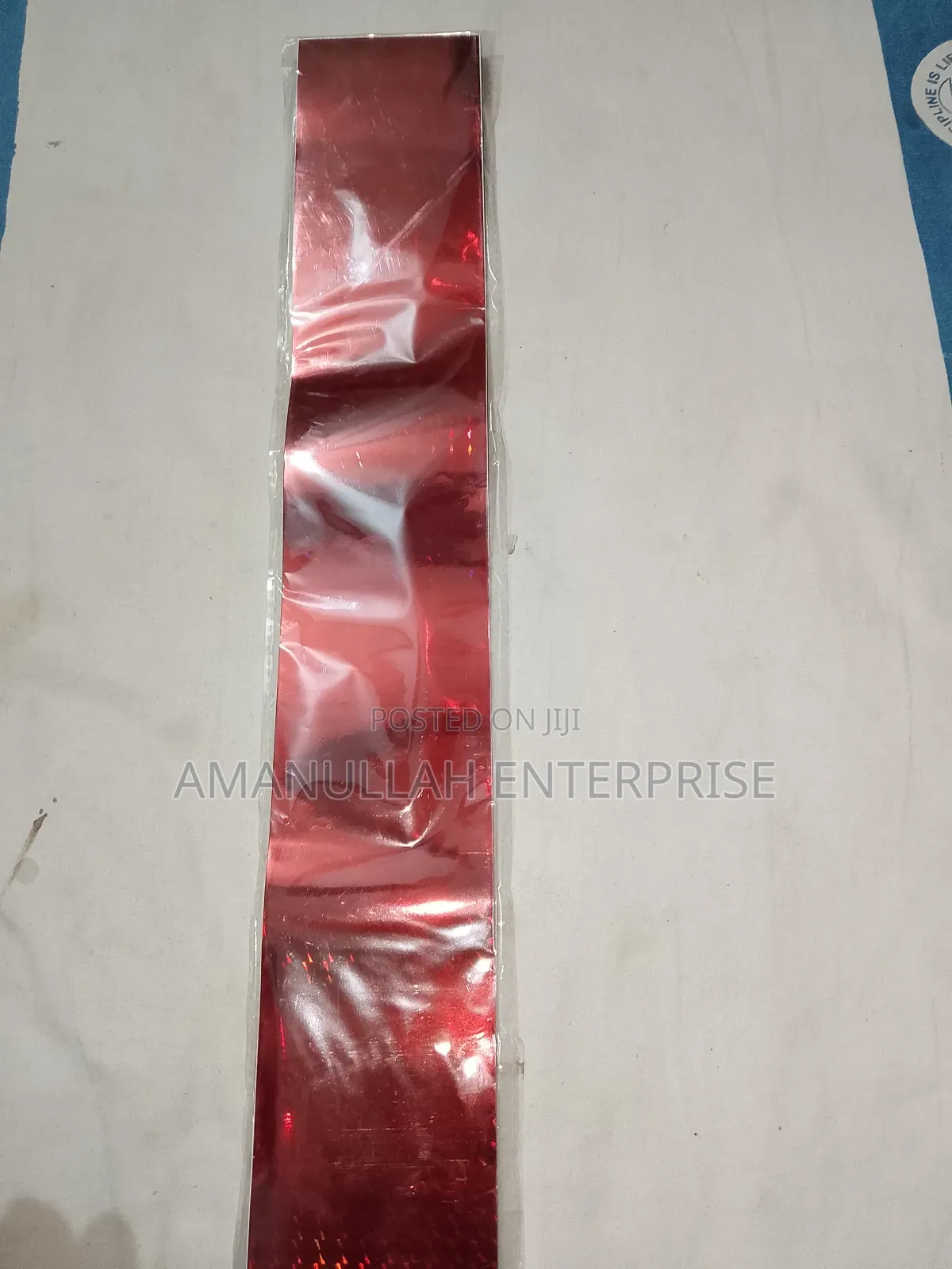 Premium Red Holographic Sticker (02 Pcs)
