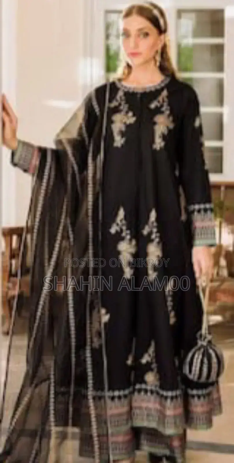 Afsan Set Black Queen Three-Piece