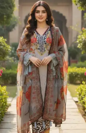 ডিজিটাল প্রিন্ট থ্রি পিস