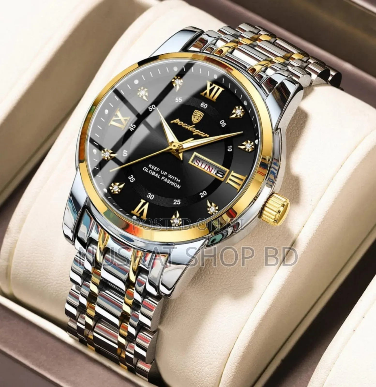 Poedagar 936 Luxury Men’s Watch (Butterfly Lock)
Code : 12885