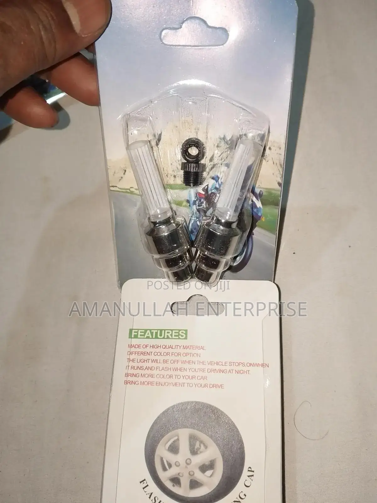Universal Led Wheel Valve Stem Light Caps (01 Pack 02 Pcs)
