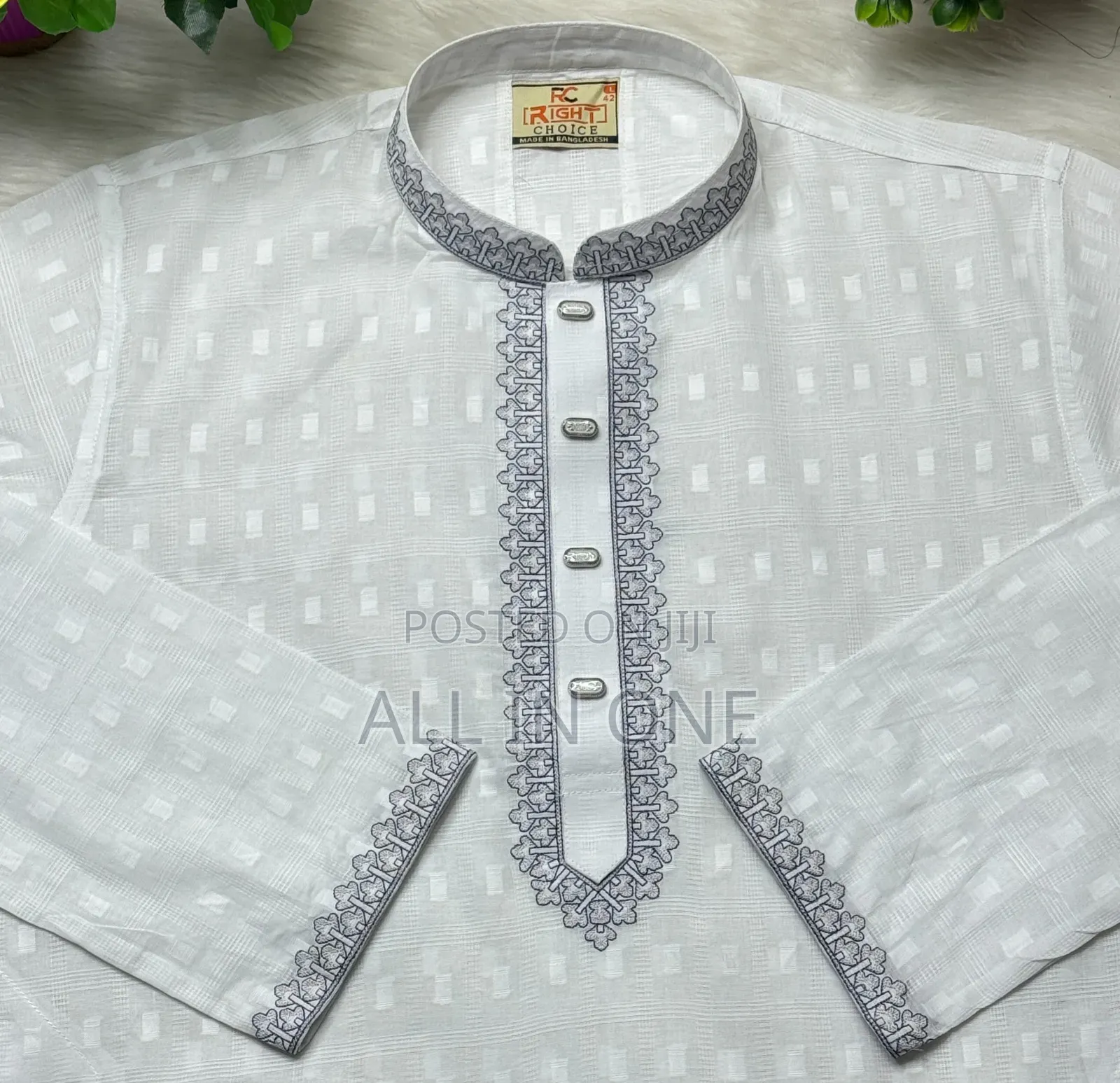 অরিজিনাল স্টেপ ধুতি কটন পাঞ্জাবী