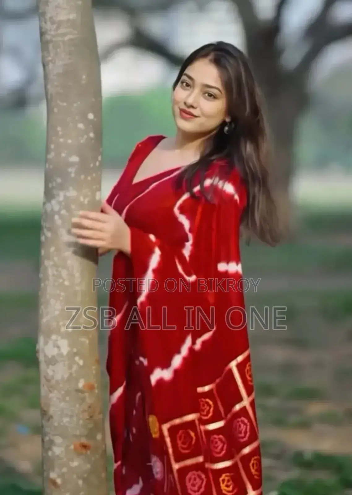 Digital Print Saree With Blouse Piece New Update