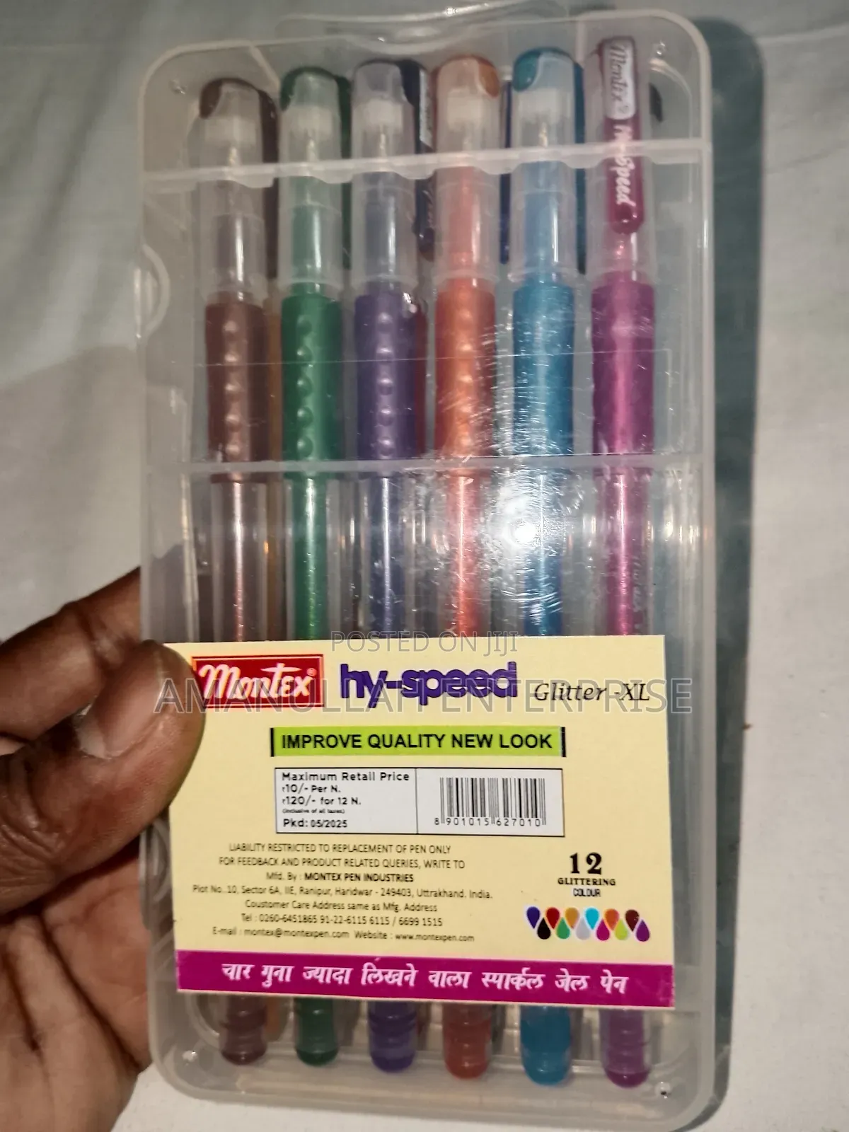Buy Montex Hy-Speed Glitter-Xl Gel Pens (03 Pcs)