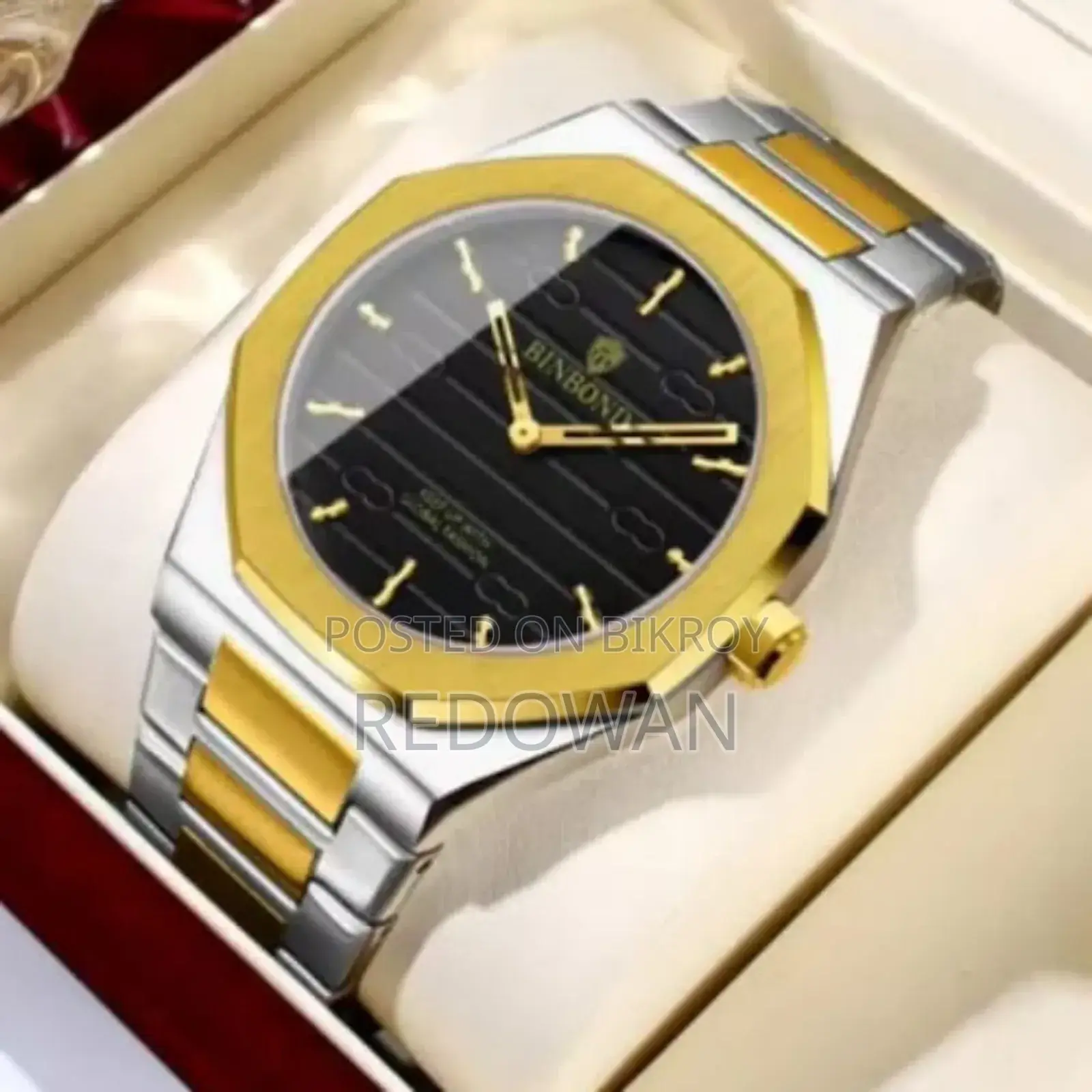Binbond Luxury Men’s Watch (Water Proof)