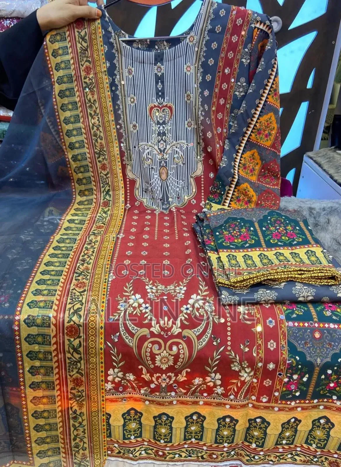 Digital Print Three Piece Eid Collection