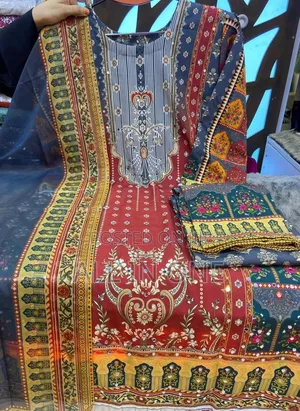 Digital Print Three Piece Eid Collection