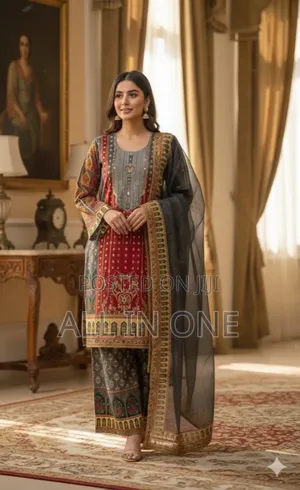 Digital Print Three Piece Eid Collection