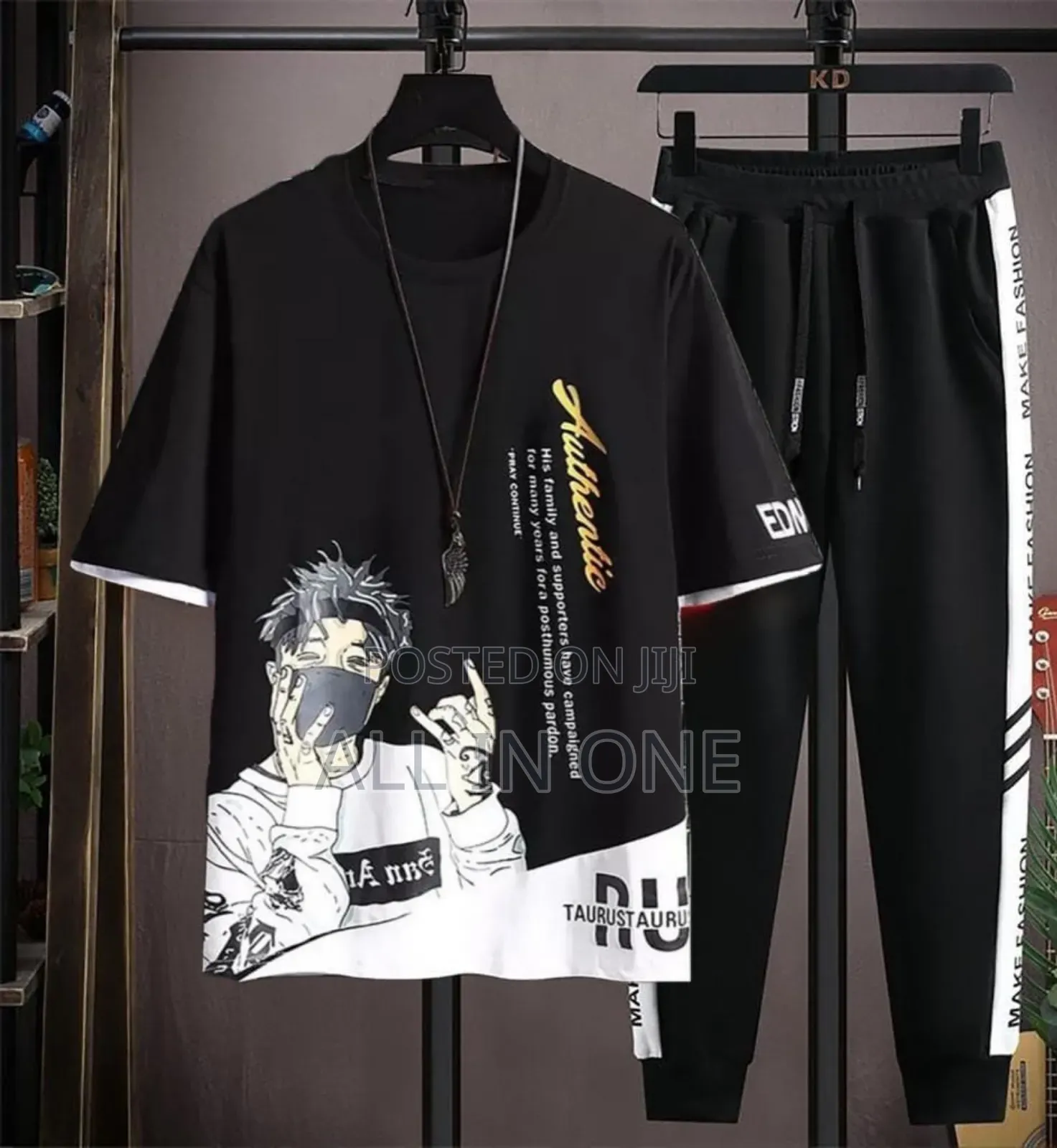 Mash T-Shirt Full Pant Set