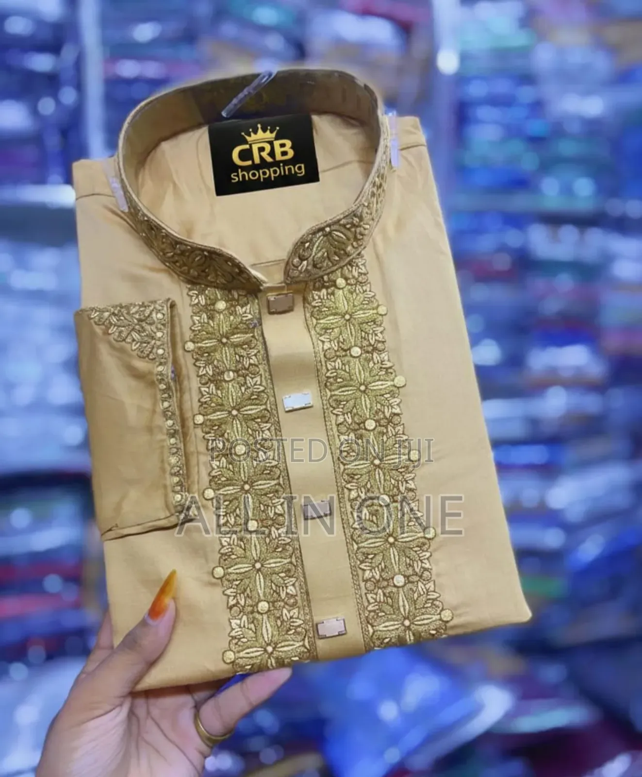 Premium Cuff Sleeve Slub Shaton Panjabi
