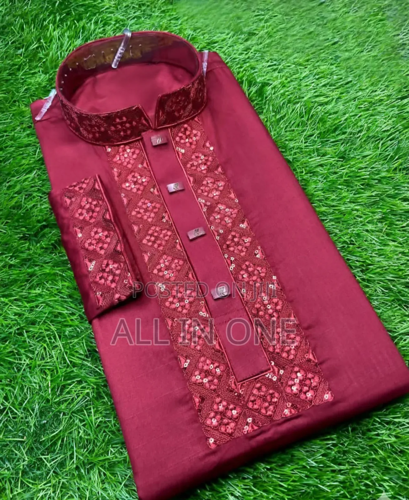 Premium Cuff Sleeve Slub Shaton Panjabi