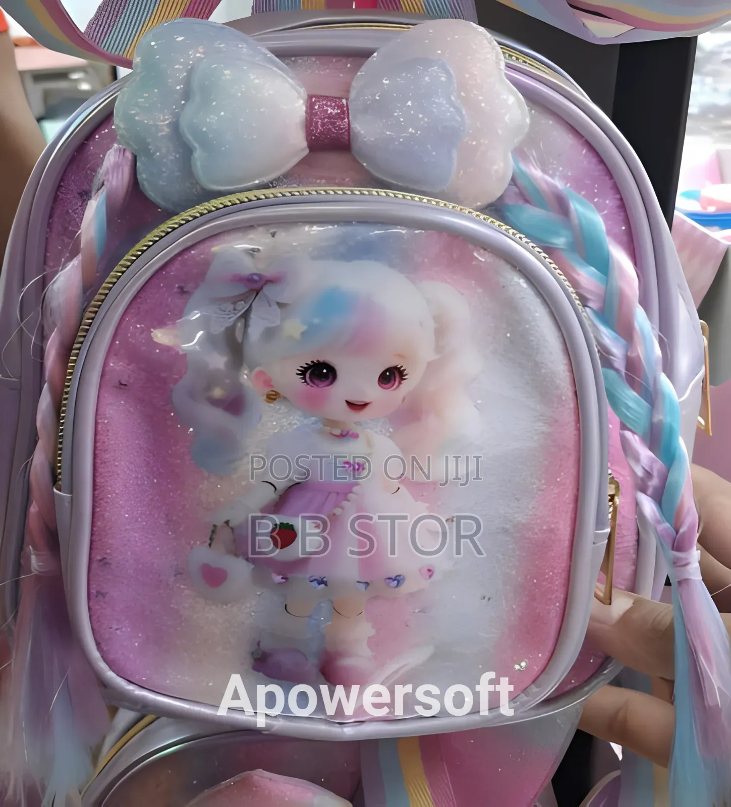 Cartoon Character Toddler School Bag for Girls