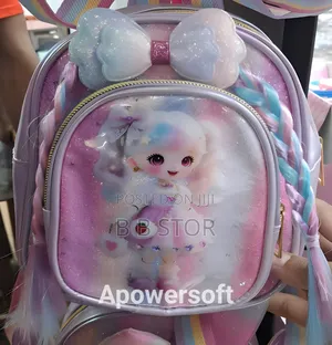 Cartoon Character Toddler School Bag for Girls