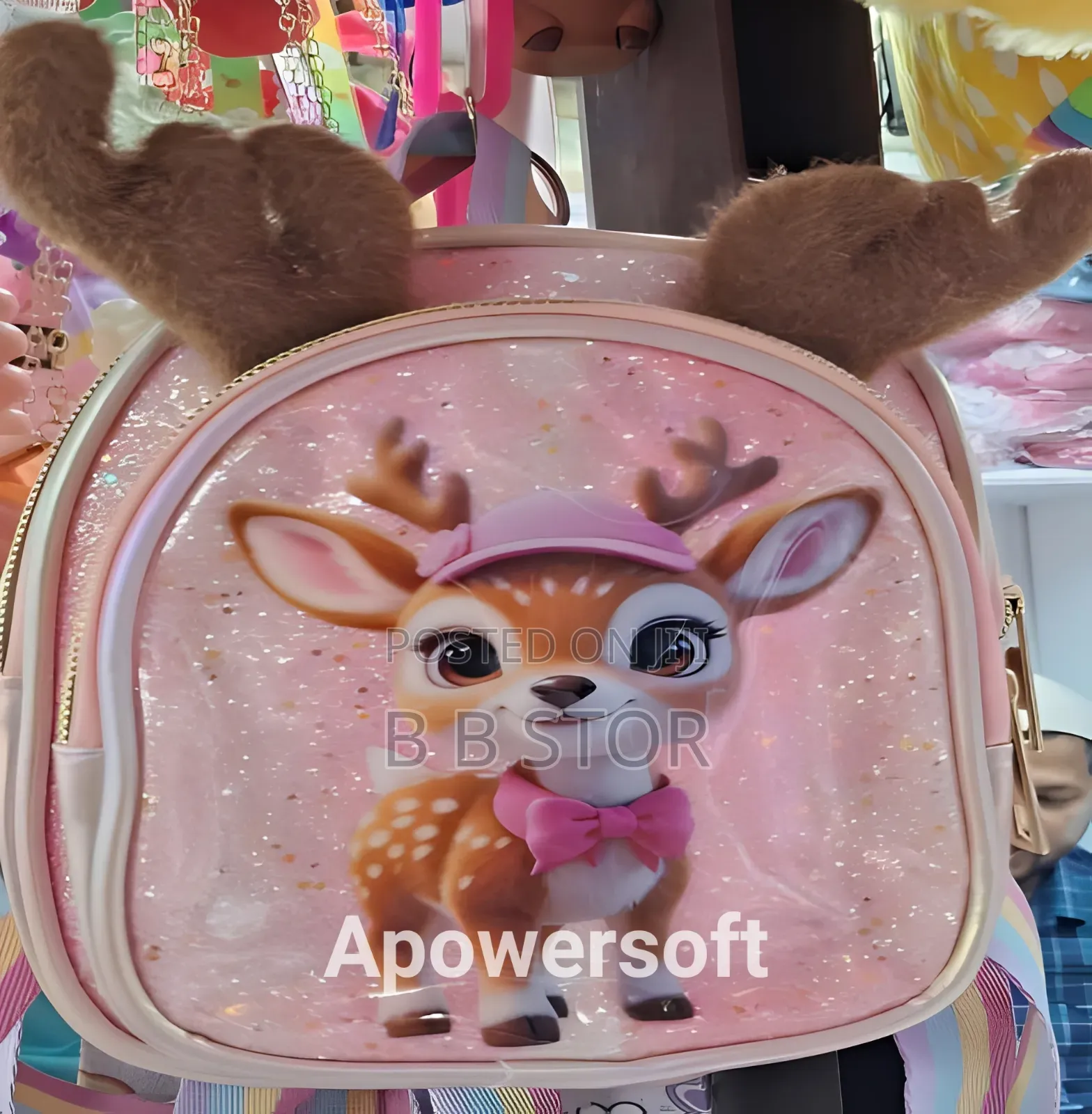 3D Cartoon Deer Design Children's Mini Backpack