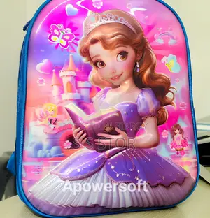 Disney Sofia Character School Backpack High Quality
