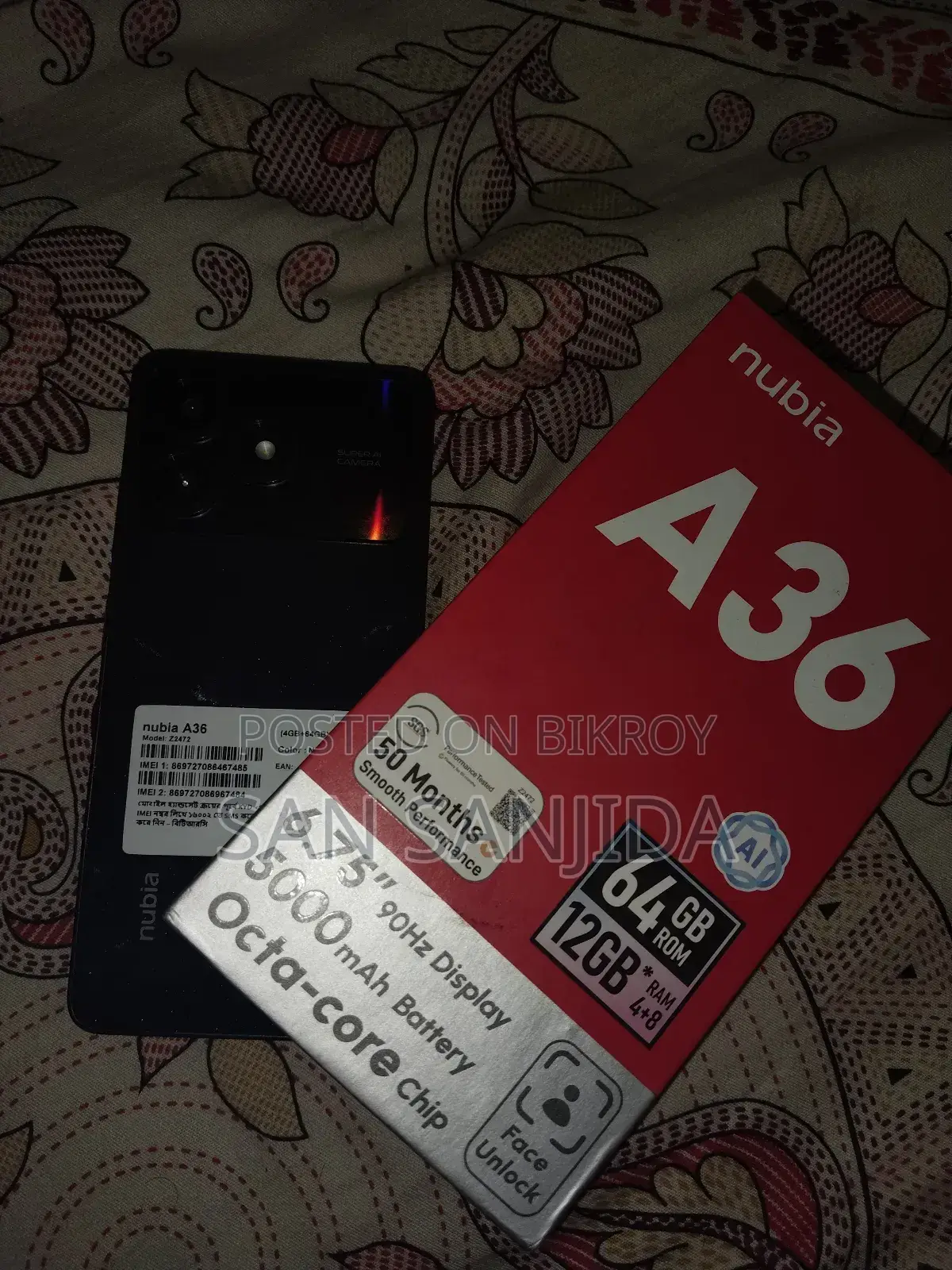ZTE Blade A35 64 GB Black