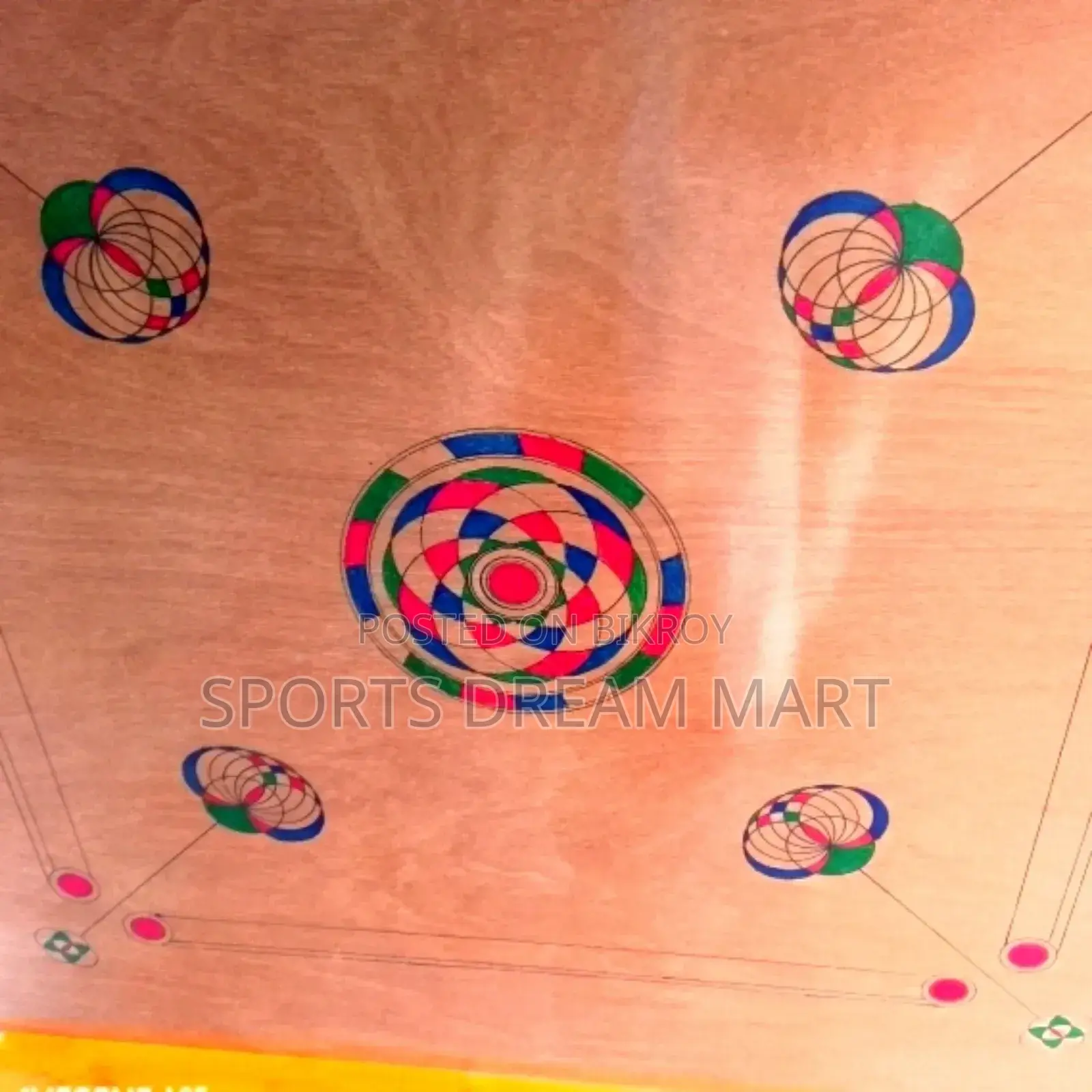 Premium Bell Wood Carrom Board