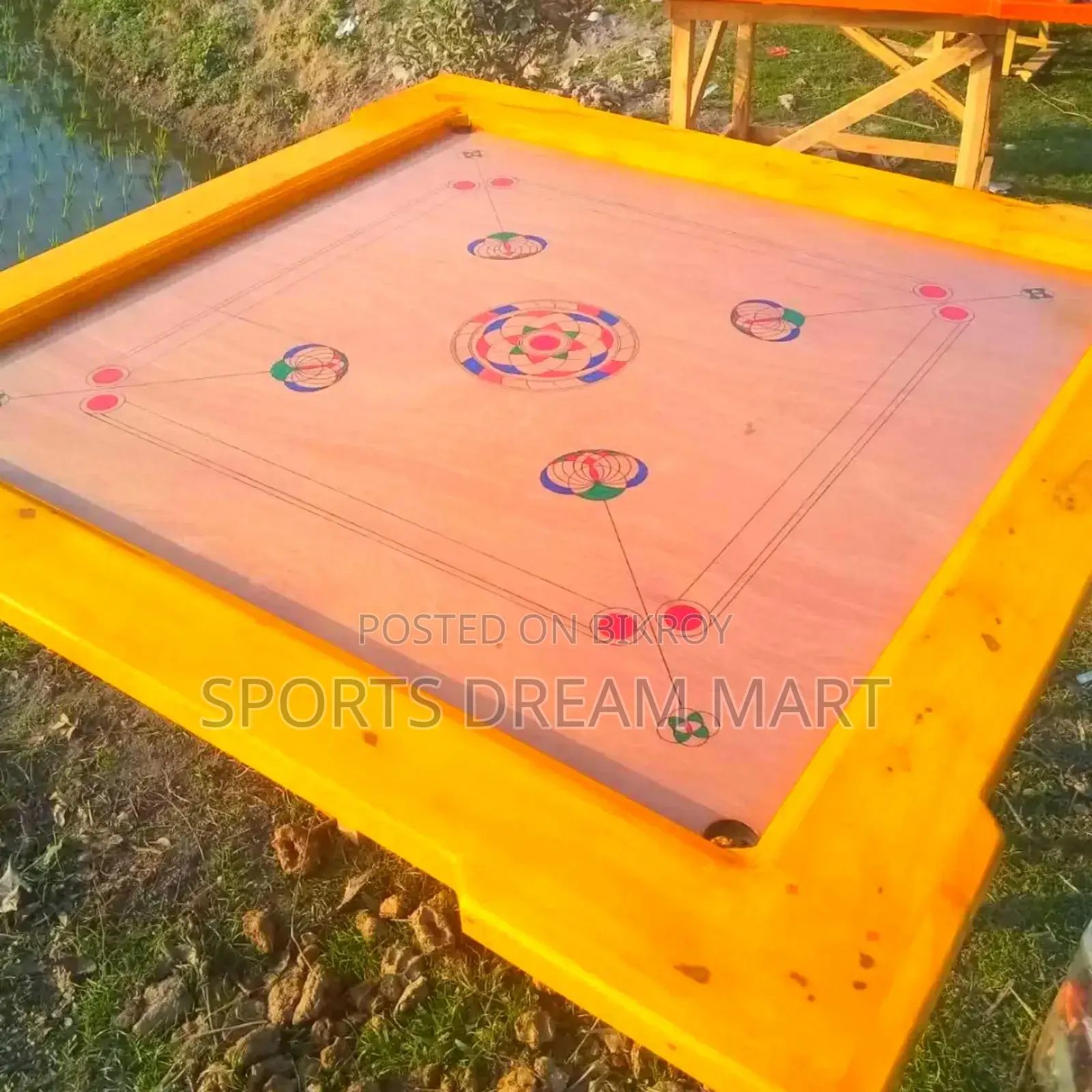 Premium Bell Wood Carrom Board