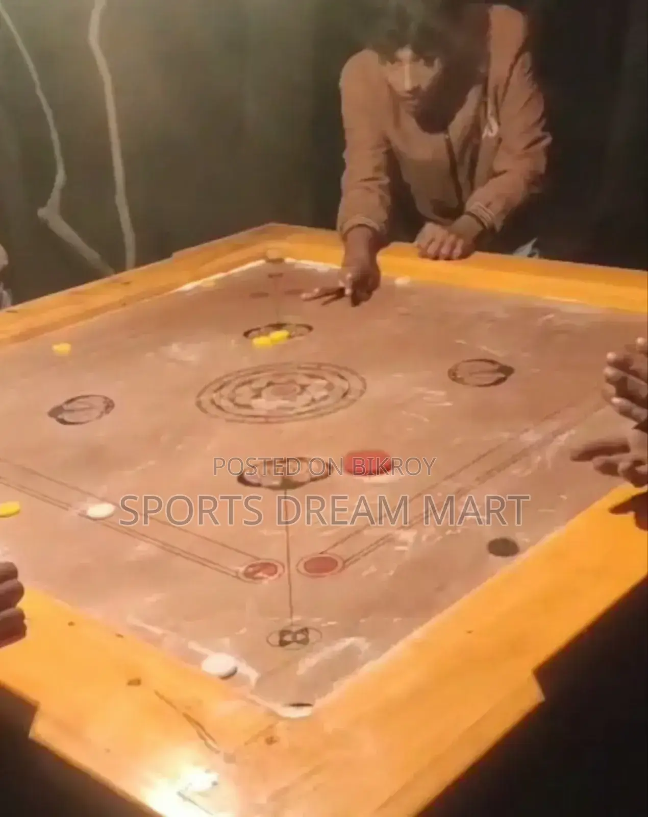 Premium Bell Wood Carrom Board