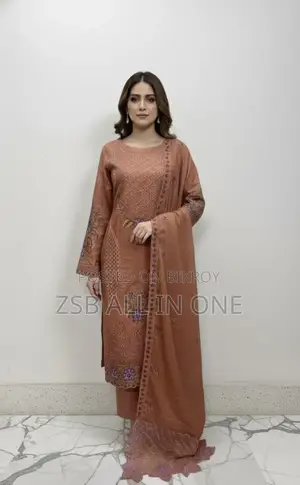 আনস্টিচড থ্রি পিস হাই কোয়ালিটি