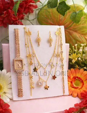 Premium Black Jewelry Combo Set