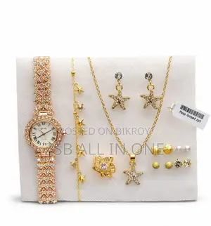 Premium Black Jewelry Combo Set