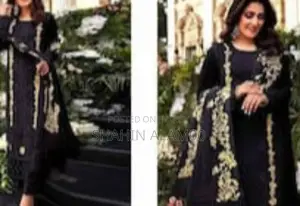 জর্জেট ডিজাইনার সিকোয়েন্স এমব্রয়ডারি