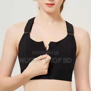 Front Zipper Sports Bra