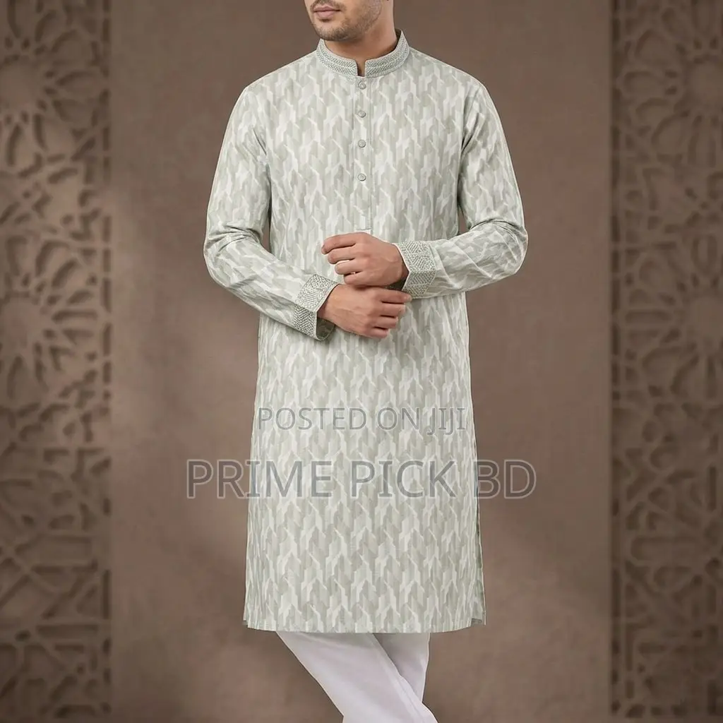Premium Cotton Embroidered Panjabi for Men (Best Quality 2026)