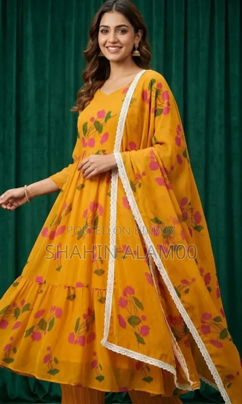 জর্জেট থ্রি পিস