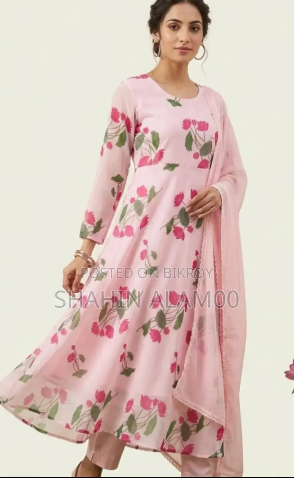 জর্জেট থ্রি পিস