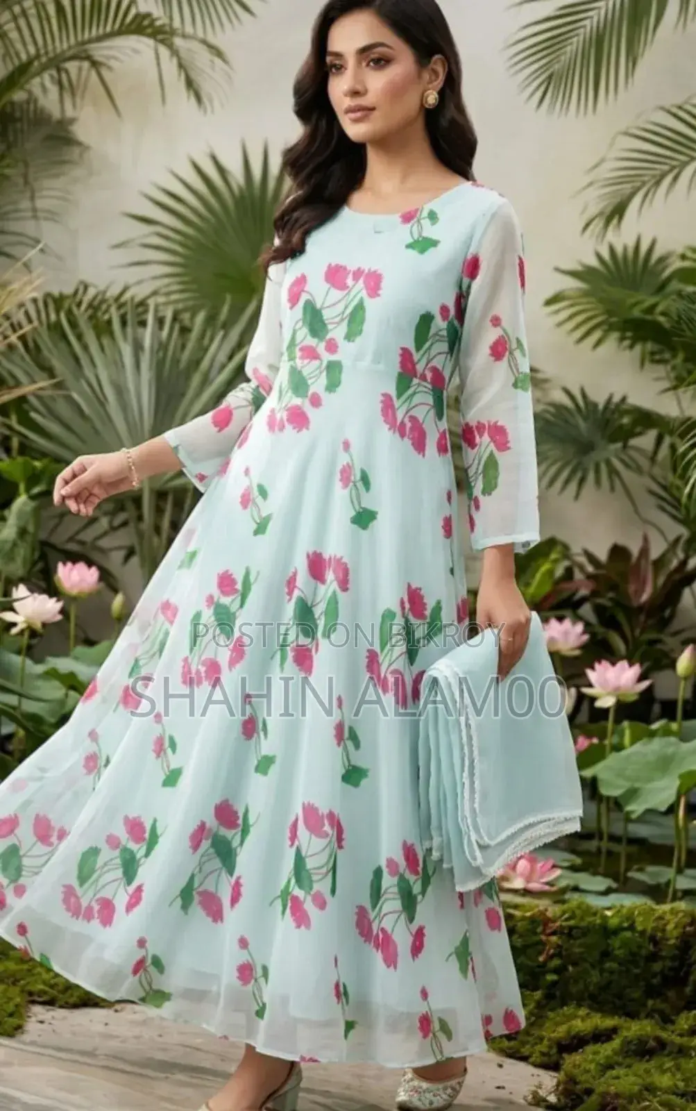 জর্জেট থ্রি পিস