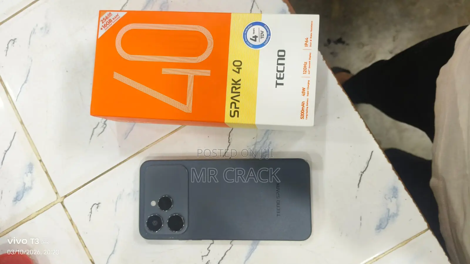 Tecno Spark 40 256 GB Black